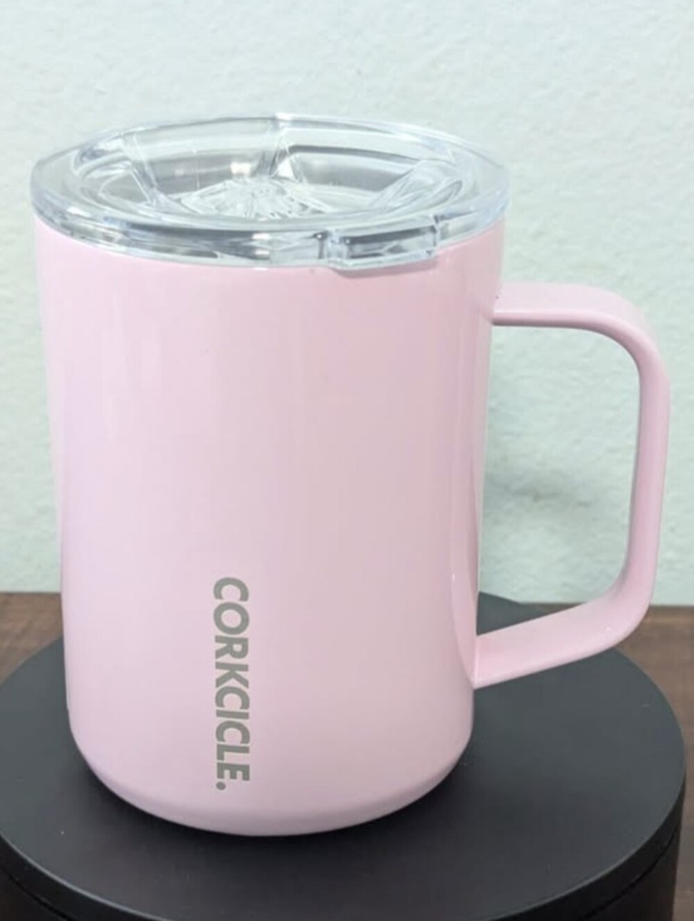 Corkcicle 16 oz Insulated Coffee Mug - Rose Quartz